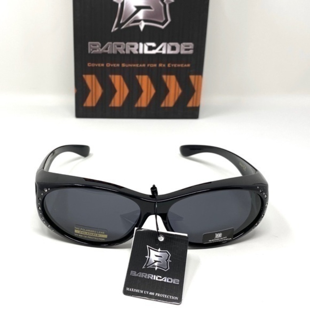 Cover over sunglasses for rx eyewear